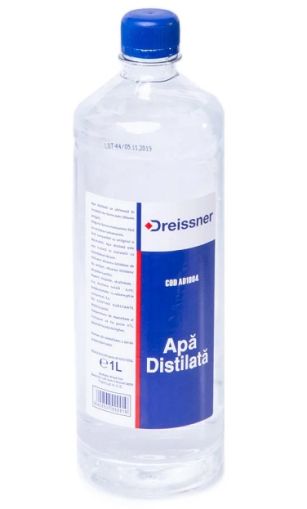Apa distilata DREISSNER AD 1004, volum 1 litru