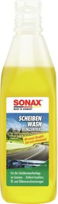 Lichid de parbriz pentru vara, concentrat, SONAX 1:10 260200, cu aroma de lamaie, volum 250 ml