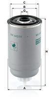FILTRU COMBUSTIBIL MANN-FILTER WK 842/11