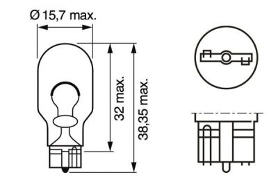 Bec semnalizator BOSCH 1987302821