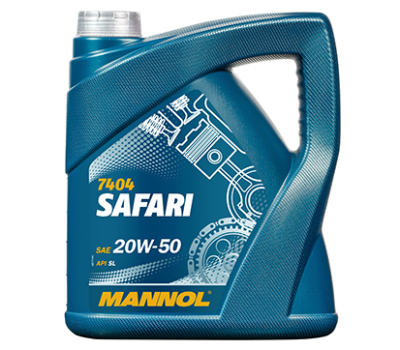 Ulei motor MANNOL Safari 20W50 MN7404-4, volum 4 litri