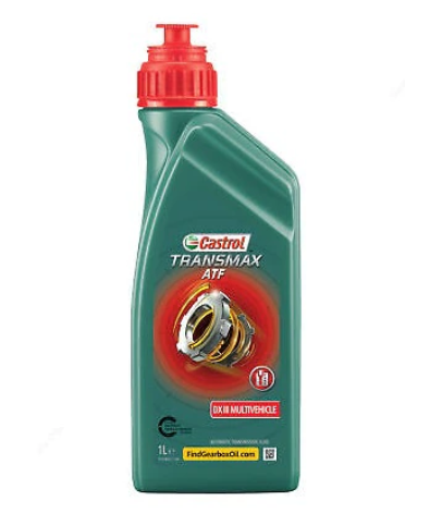 Ulei pentru cutie viteze automata CASTROL Transmax Dexron III Multivehicle 154EE8, volum 1 litru