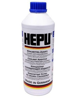 Antigel concentrat HEPU P999 G11, volum 1.5 litri, albastru