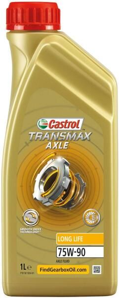Ulei pentru cutie viteze CASTROL Transmax Axle Long Life 75W90 154F08, volum 1 litru, sintetic