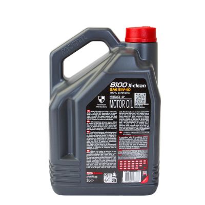 Ulei motor MOTUL 8100 X-CLEAN 5W40, volum 5 litri, sintetic