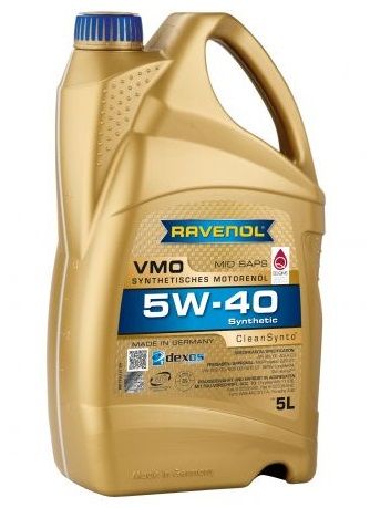 Ulei motor RAVENOL VMO 5W40 1111133-005, volum 5 litri, sintetic