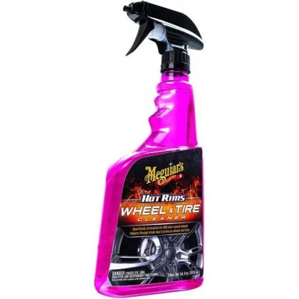 Solutie curatare jante MEGUIARS Hot Rims All Wheel and Tire Cleaner G9524, 710 ml