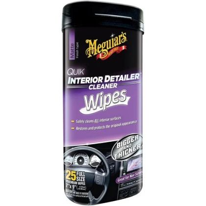 Set 25 servetele curatare interior auto MEGUIARS Quik Interior Detailer G13600MG