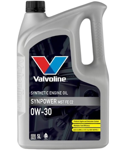 Ulei motor VALVOLINE SYNPOWER MST FE C2 0W30 V030SPMSTFEC2/5, volum 5 litri, sintetic