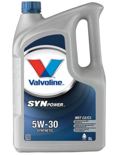 Ulei motor VALVOLINE SYNPOWER MST C2/C3 5W30 V530SPMSTC3/5, volum 5 litri, sintetic
