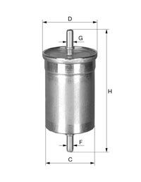 Filtru combustibil Uniflux XB76