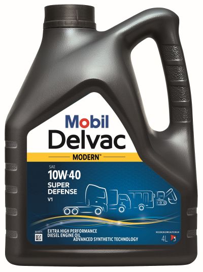 Ulei motor MOBIL DELVAC MODERN 10W40 SUPER DEFENSE V1 157454, volum 4 litri, sintetic