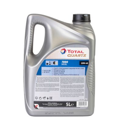 Ulei motor TOTAL Quartz 7000 Diesel 10W40 148646, volum 5 litri, sintetic