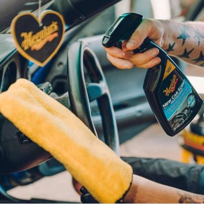 Solutie dressing pentru plastice MEGUIARS New Car Scent Protectant G4216MG, 473 ml