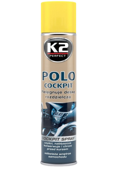 Spray silicon pentru bord auto K2 POLO COCKPIT MAX K403, lucios, 300 ml