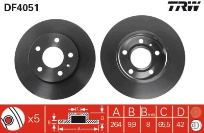 DISC FRANA TRW DF4051