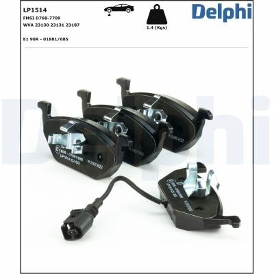 Placute frana DELPHI LP1514