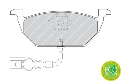 Placute frana FERODO FDB1398