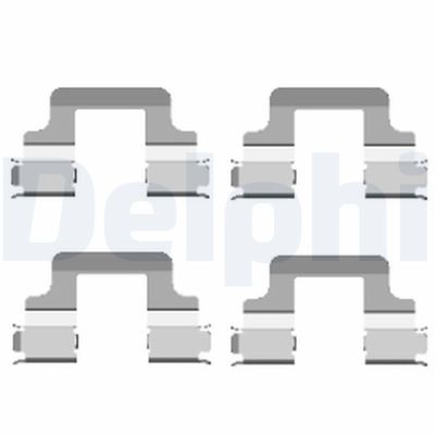 Set accesorii placute frana DELPHI LX0437