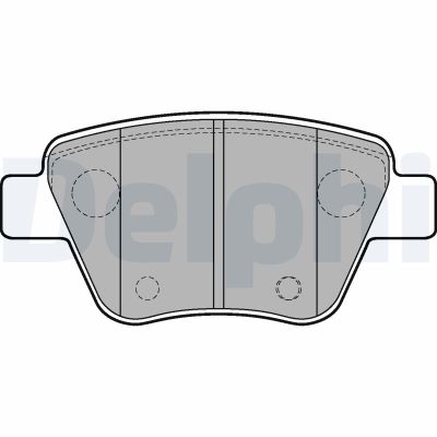 Placute frana DELPHI LP2178