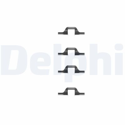 Set accesorii placute frana DELPHI LX0260