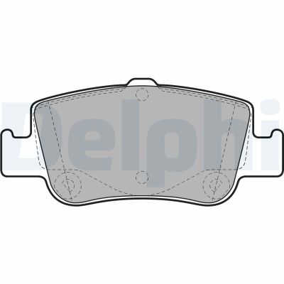 Placute frana DELPHI LP2103